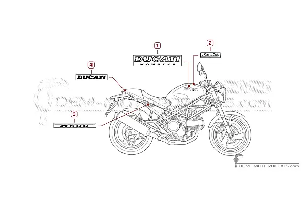 Ducati MONSTER M600 1997