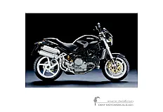 Naklejki do Ducati MONSTER S2R 2007 - Czarny • Ducati Naklejki OEM