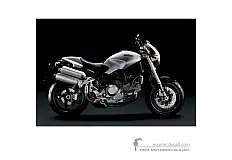 Naklejki do Ducati MONSTER S2R 2007 - Srebrny • Ducati Naklejki OEM