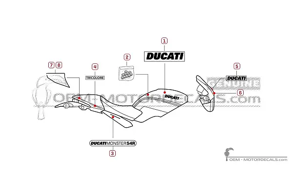 Ducati MONSTER S4R S4RS 2008