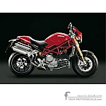 Ducati MONSTER S4RS 2007 - Rood