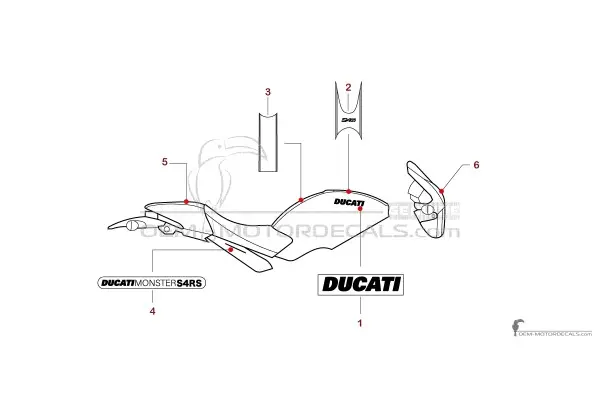 Ducati MONSTER S4RS 2007 - Rouge