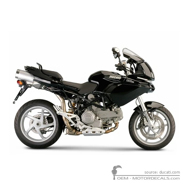 Autocollants pour Ducati MULTISTRADA 1000 2003 • Ducati Autocollants OEM