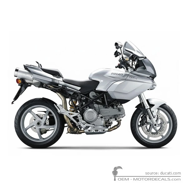 Stickers voor Ducati MULTISTRADA 1000 2003 • Ducati OEM Stickers