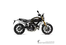 Aufkleber für Ducati SCRAMBLER 1100 Sport 2019 • Ducati OEM-Aufkleber