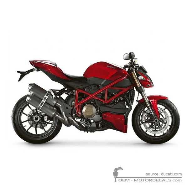 Adesivi per Ducati STREETFIGHTER 1098 2011 • Ducati Adesivi OEM