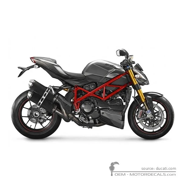 Pegatinas para Ducati STREETFIGHTER 1098 S 2012 • Ducati Pegatinas OEM