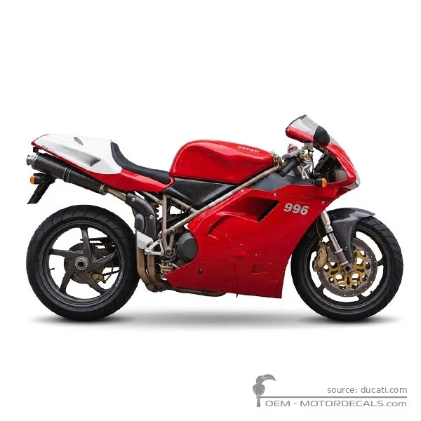 Adesivi per Ducati SUPERBIKE 996 SPS 1999 • Ducati Adesivi OEM