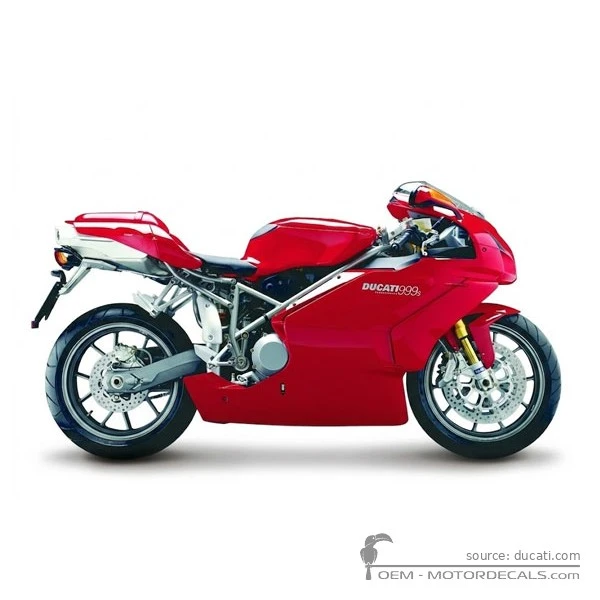 Adesivi per Ducati SUPERBIKE 999 S 2003 • Ducati Adesivi OEM