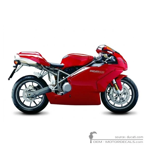 Decals for Ducati SUPERBIKE 999 2004 • Ducati OEM Decals