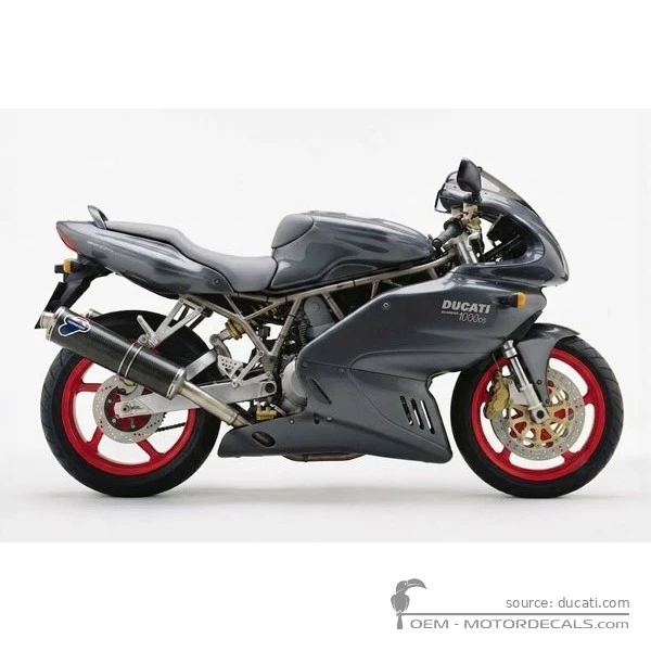 Aufkleber für Ducati SUPERSPORT 1000 SS 2004 • Ducati OEM-Aufkleber