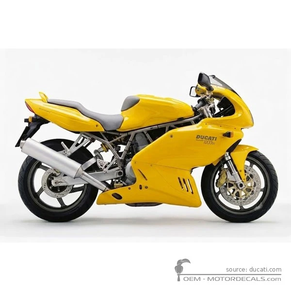 Adesivi per Ducati SUPERSPORT 1000 SS 2005 • Ducati Adesivi OEM