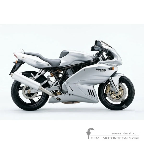 Stickers voor Ducati SUPERSPORT 800 S 2003 • Ducati OEM Stickers