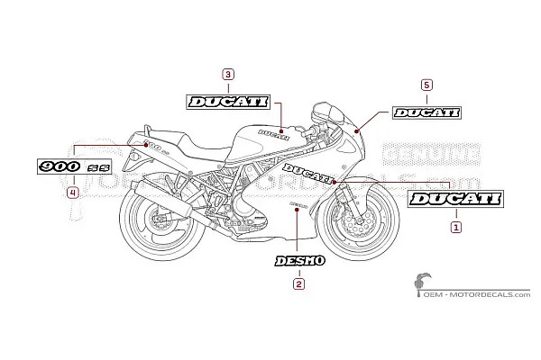 Ducati SUPERSPORT 900 SS  1993
