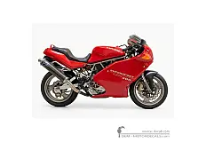 Stickers voor Ducati SUPERSPORT 900 SS  1995 • Ducati OEM Stickers