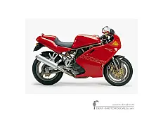 Naklejki do Ducati SUPERSPORT 900 SS  1997 • Ducati Naklejki OEM