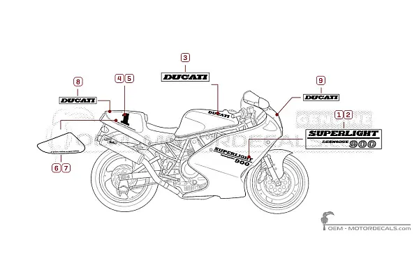 Ducati SUPERSPORT 900 SS Super Light  1997
