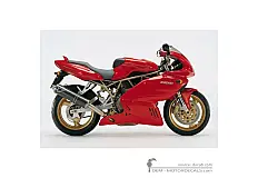 Naklejki do Ducati SUPERSPORT 900 SS 1998 • Ducati Naklejki OEM