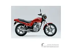 Naklejki do Honda CB250 TWO FIFTY 1996 - Czerwony • Honda Naklejki OEM