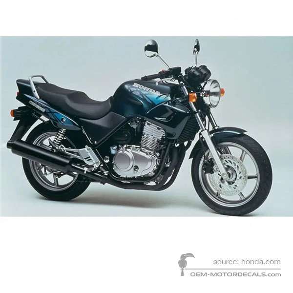 Autocollants pour Honda CB500 1994 - Vert • Honda Autocollants OEM