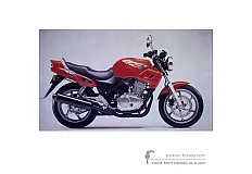 Naklejki do Honda CB500 1994 - Czerwony • Honda Naklejki OEM