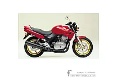 Adesivi per Honda CB500 2002 - Rosso • Honda Adesivi OEM