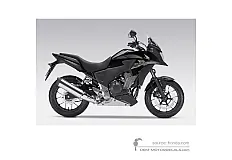 Decals for Honda CB500X 2013 - Black • Honda OEM Decals