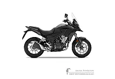 Adesivi per Honda CB500X 2016 - Nero • Honda Adesivi OEM