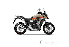 Stickers voor Honda CB500X 2016 - Bruin • Honda OEM Stickers