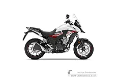 Aufkleber für Honda CB500X 2017 - Weiss • Honda OEM-Aufkleber