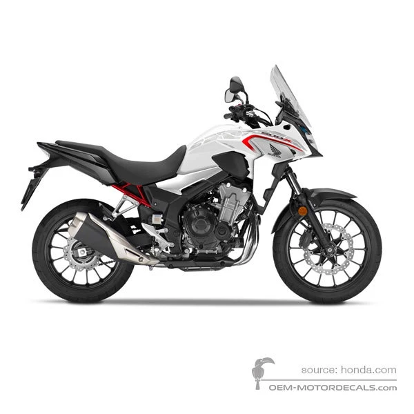 Aufkleber für Honda CB500X 2021 - Weiss • Honda OEM-Aufkleber