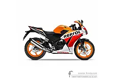 Naklejki do Honda CBR300R 2016 - Pomarańczowy • Honda Naklejki OEM