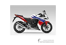Pegatinas para Honda CBR500R 2015 - Blanco • Honda Pegatinas OEM