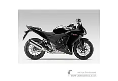 Aufkleber für Honda CBR500R 2015 - Schwarz • Honda OEM-Aufkleber