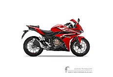Naklejki do Honda CBR500R 2016 - Czerwony • Honda Naklejki OEM