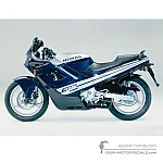 Honda CBR600F HURRICANE 1987 - Azul