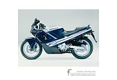 Decals for Honda CBR600F HURRICANE 1987 - Blue • Honda OEM Decals