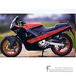 Honda CBR600F HURRICANE 1988 - Negro