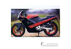 Autocollants pour Honda CBR600F HURRICANE 1988 - Noir • Honda Autocollants OEM