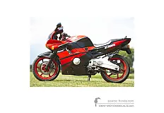 Aufkleber für Honda CBR600F HURRICANE 1992 - Schwarz Rot • Honda OEM-Aufkleber