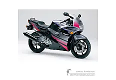 Autocollants pour Honda CBR600F HURRICANE 1992 - Noir • Honda Autocollants OEM