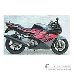 Honda CBR600F HURRICANE 1993 - Schwarz