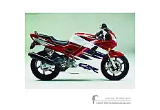 Stickers voor Honda CBR600F HURRICANE 1994 - Wit • Honda OEM Stickers