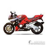 Honda CBR600F HURRICANE 1995 - Rojo
