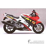 Honda CBR600F HURRICANE 1996 - Blanco