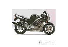 Decals for Honda CBR600F HURRICANE 1998 - Black • Honda OEM Decals