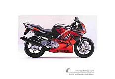 Decals for Honda CBR600F HURRICANE 1998 - Gray • Honda OEM Decals