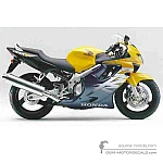 Honda CBR600F HURRICANE 1999 - Yellow