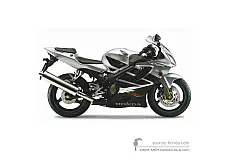 Autocollants pour Honda CBR600FS SPORT HURRICANE 2002 - Argent • Honda Autocollants OEM