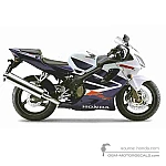 Honda CBR600FS SPORT HURRICANE 2002 - Biały